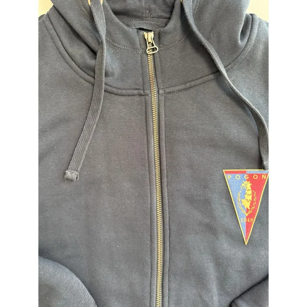 Pogon Szczecin Full Zip Sweatshirt Hoodie Football‎ Soccer Size XL